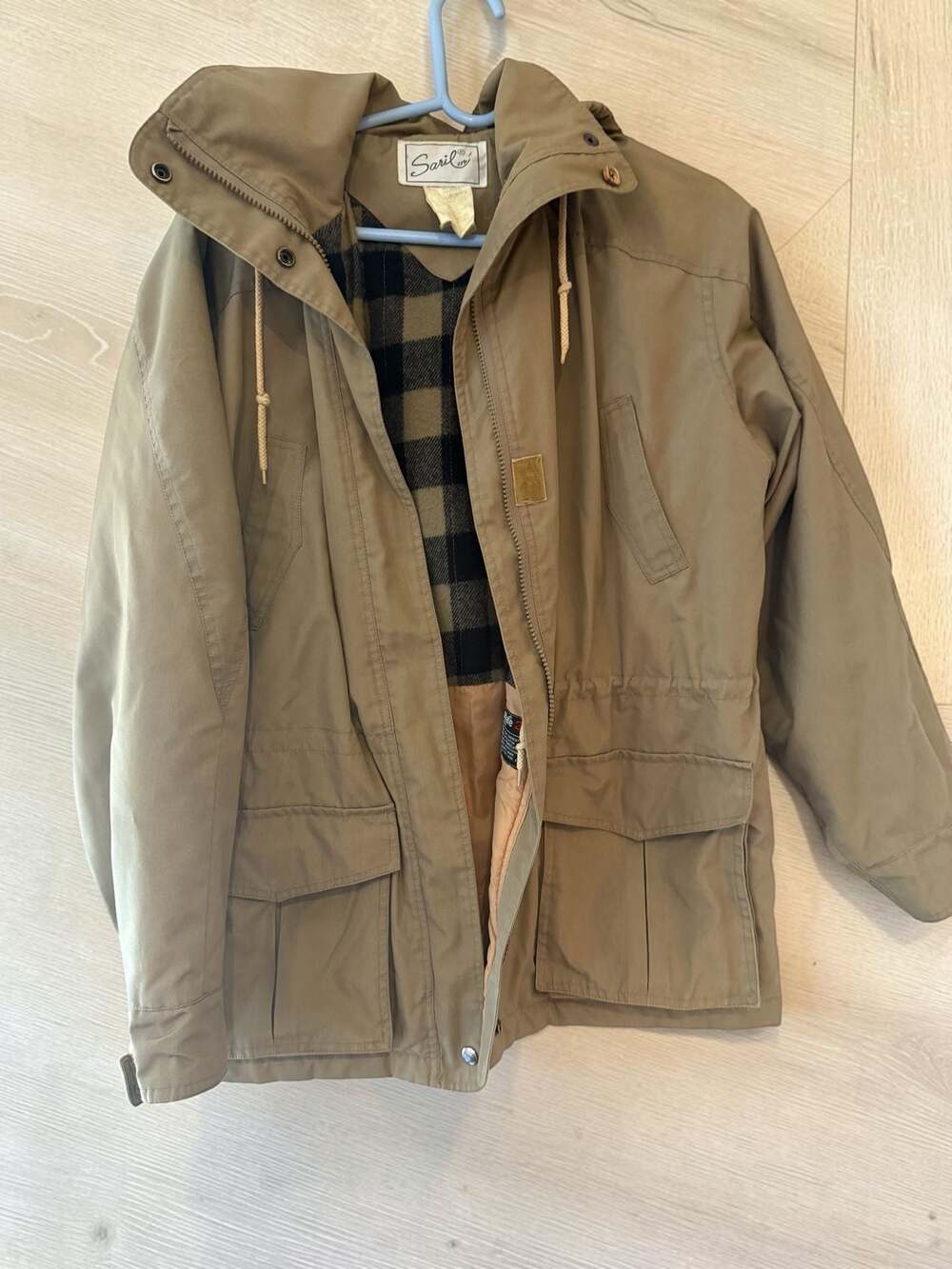 Saril Ltd. Vintage Thinsulate Insulated Buffalo Check Flannel Lined jacket